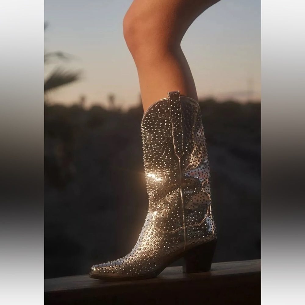 Jeffery Campbell Studded Dagget Boot Size 11 New